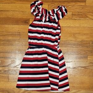 Place Red, White, and Blue Striped Dress